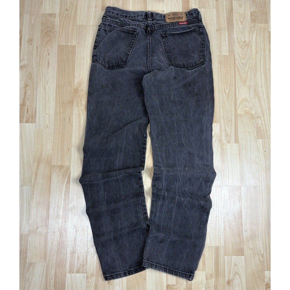 Vintage 90s Wrangler Jeans / Black/Faded / Size 29x32 (Fits 28 x 31) / Denim